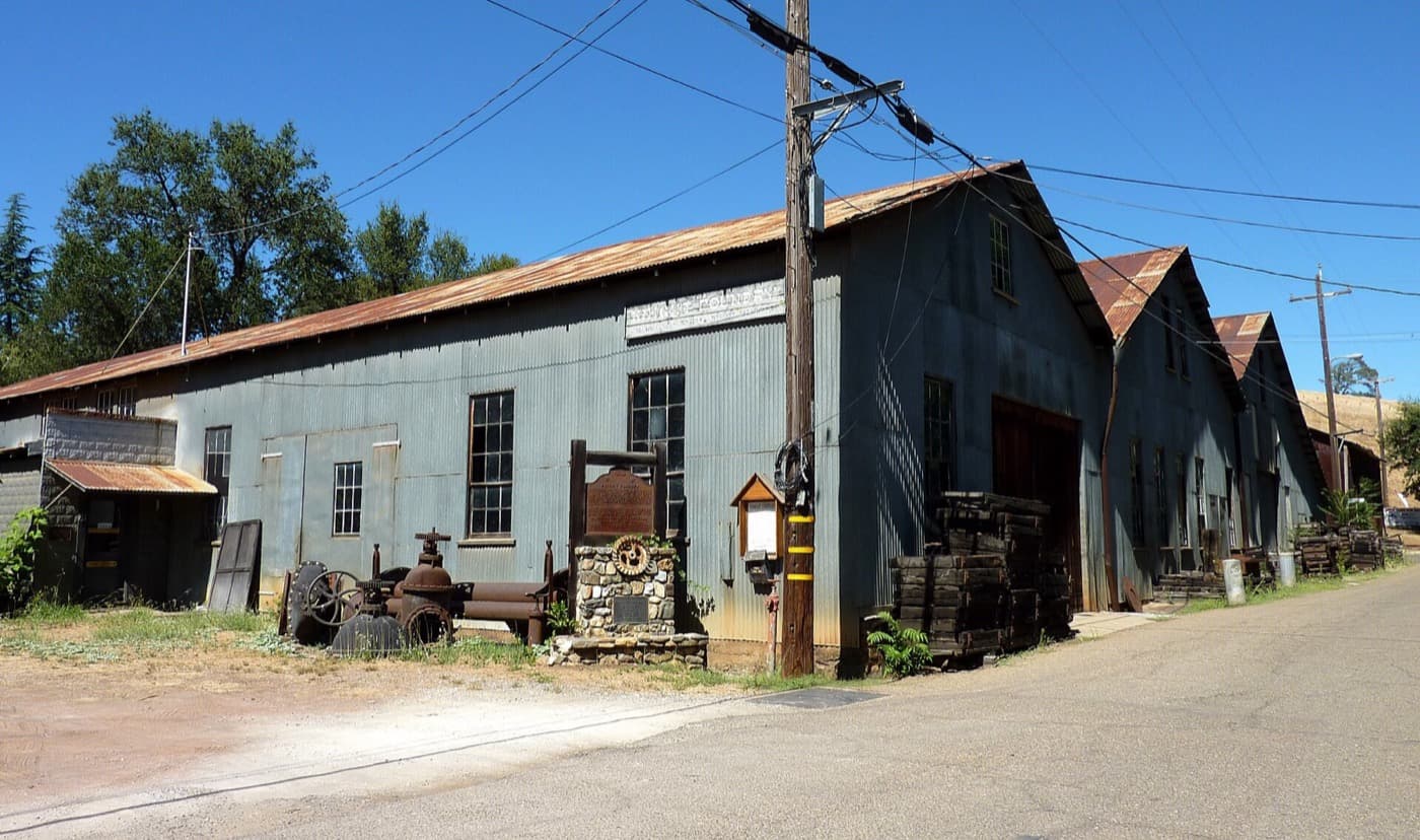 The Knight Foundry buildings on Eureka Street in Sutter Creek
